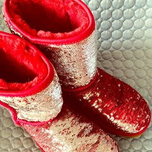 Pink Sequin Uggs